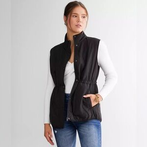 Buckle BKE - Black Quilted Vest